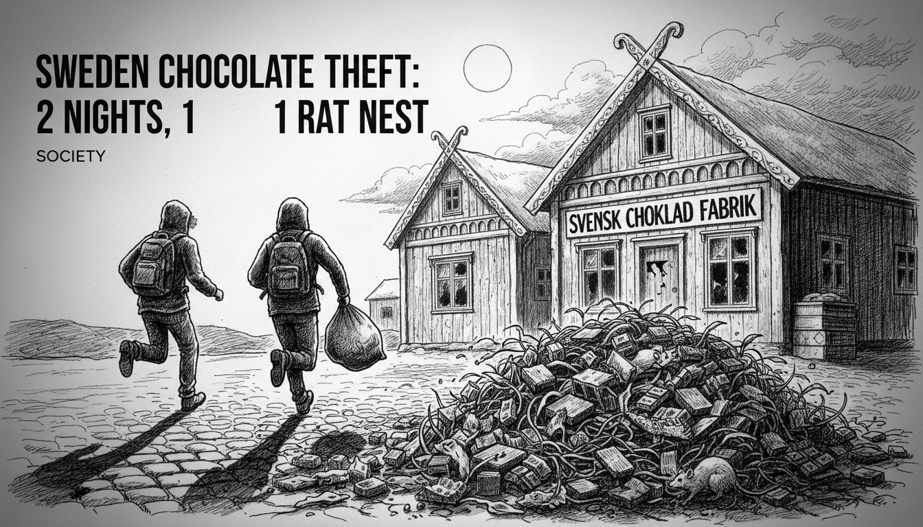 Sweden Chocolate Theft: 2 Nights, 1 Rat Nest
