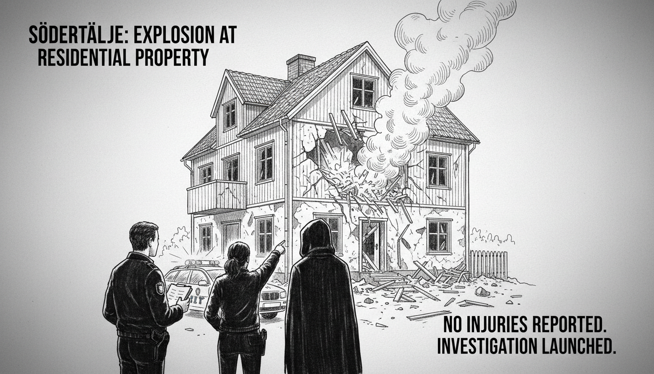 Explosion at Residential Property in Södertälje