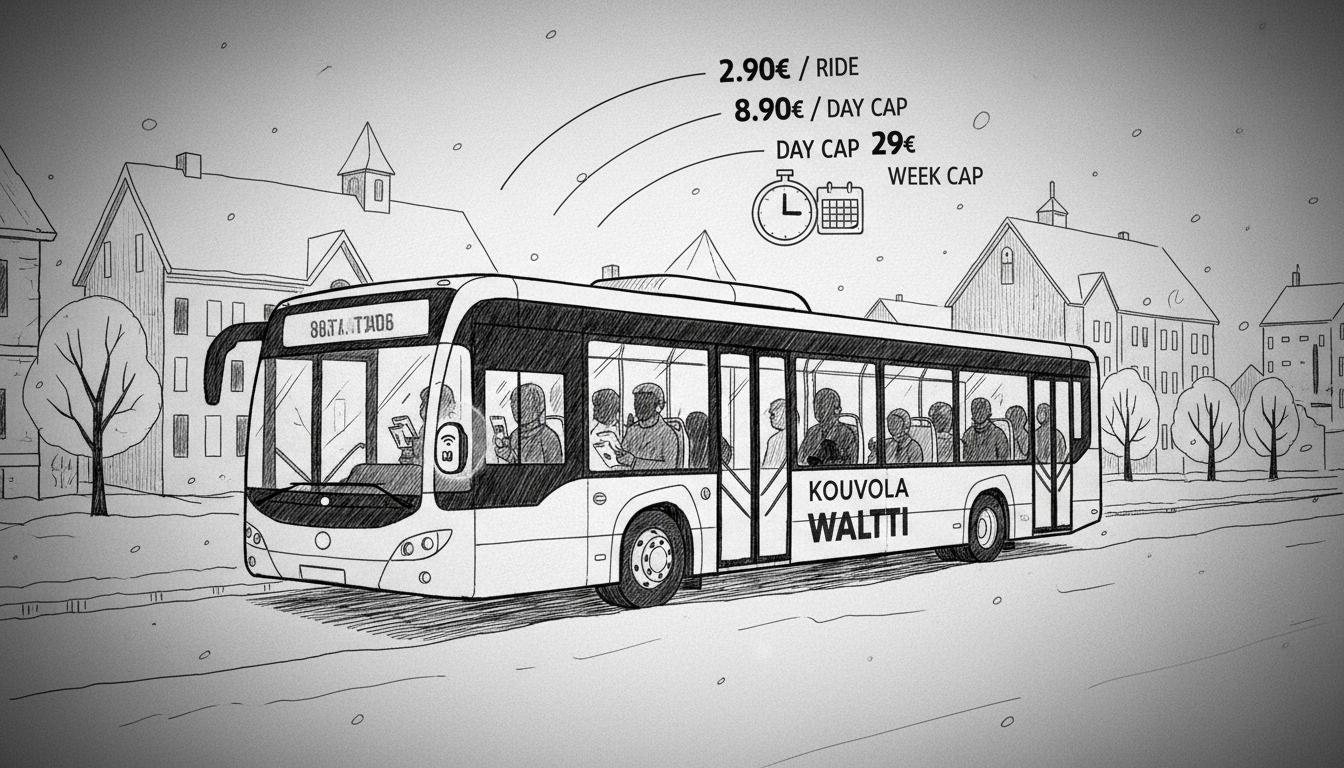 Kouvola Buses Launch Contactless Payment System with Daily Fare Caps