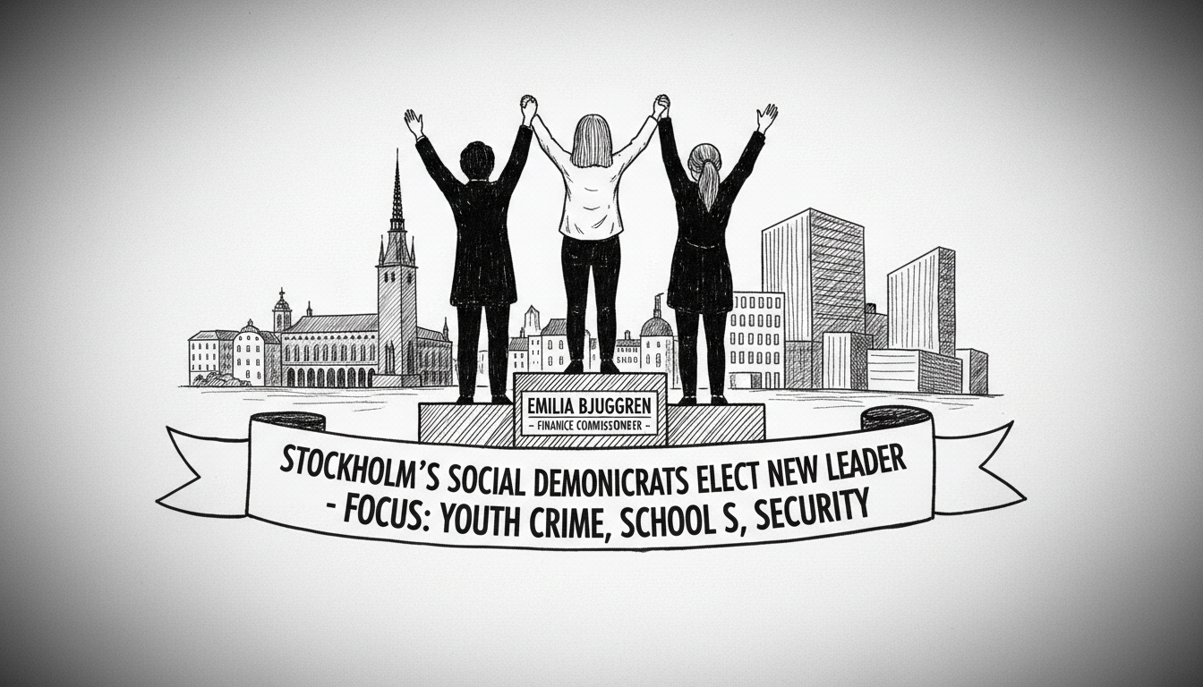 Stockholm's Social Democrats Elect New Leader for City Hall