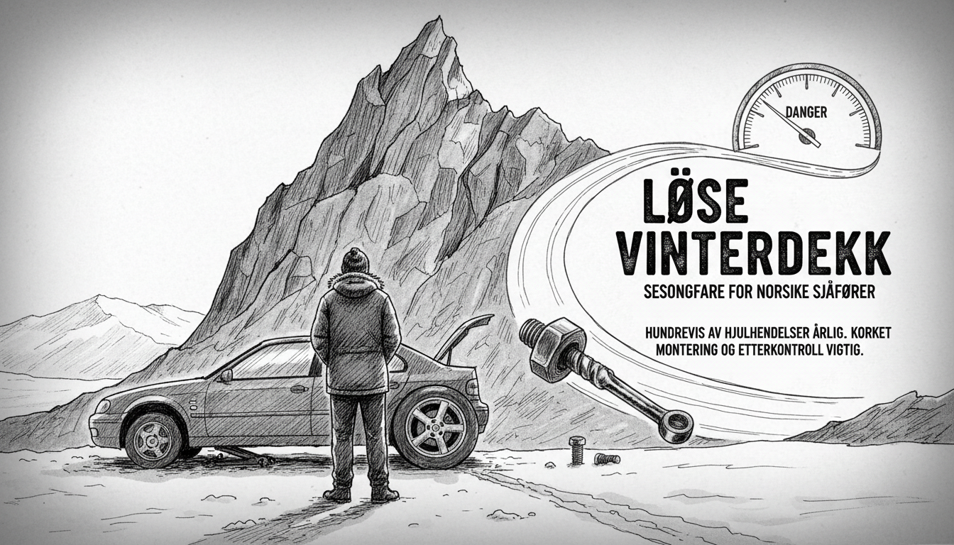 Loose Winter Tires Pose Seasonal Danger for Norwegian Drivers
