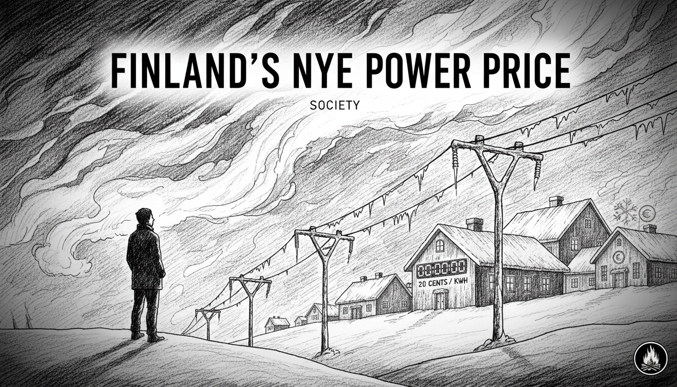 Finland's NYE Power Price Hits 20 Cents