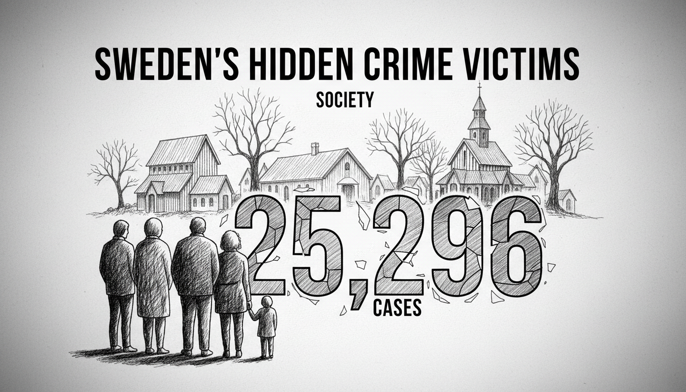 Sweden's Hidden Crime Victims: 25,296 Cases