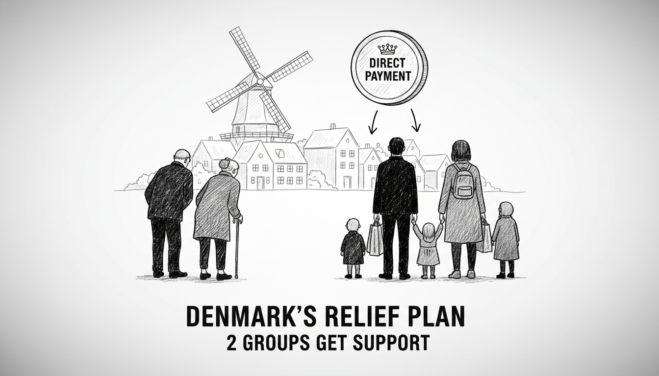 Denmark's Direct Payment Plan: 2 Groups Get Relief