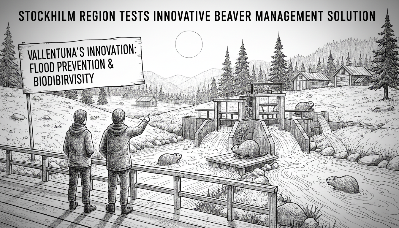 Stockholm Region Tests Innovative Beaver Management Solution