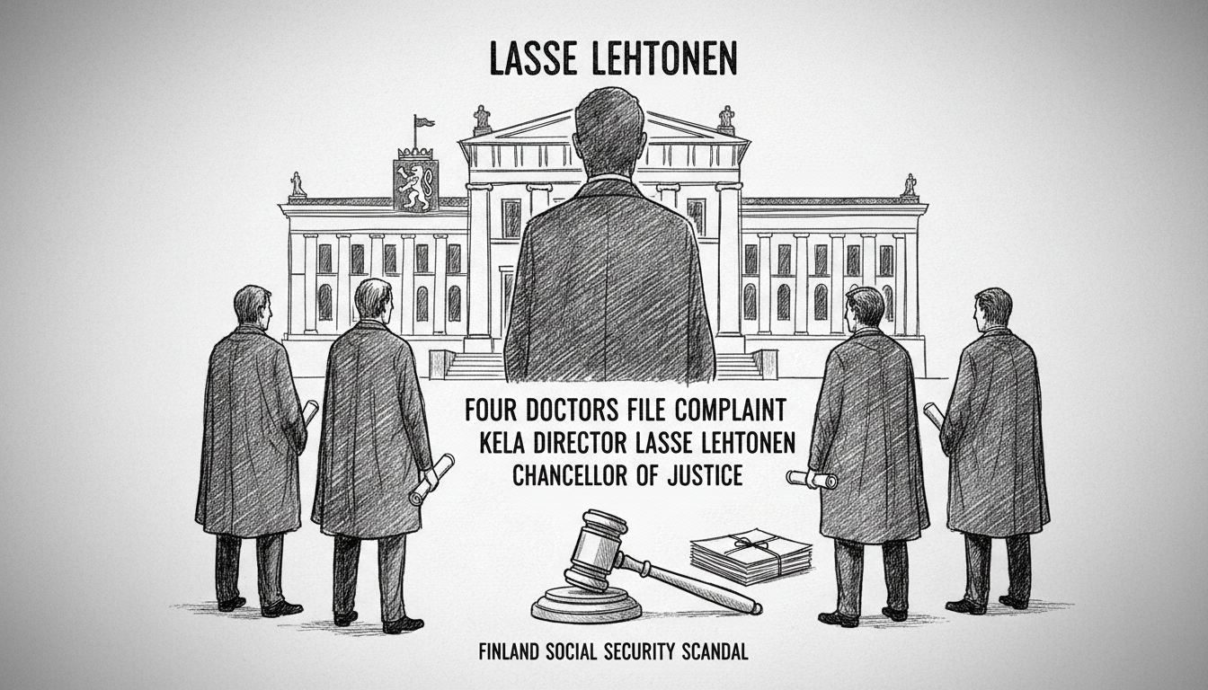 Four Doctors File Complaint Against Kela Director Lasse Lehtonen
