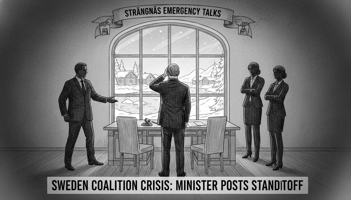 Sweden's Government Coalition Faces Crisis Over Minister Posts