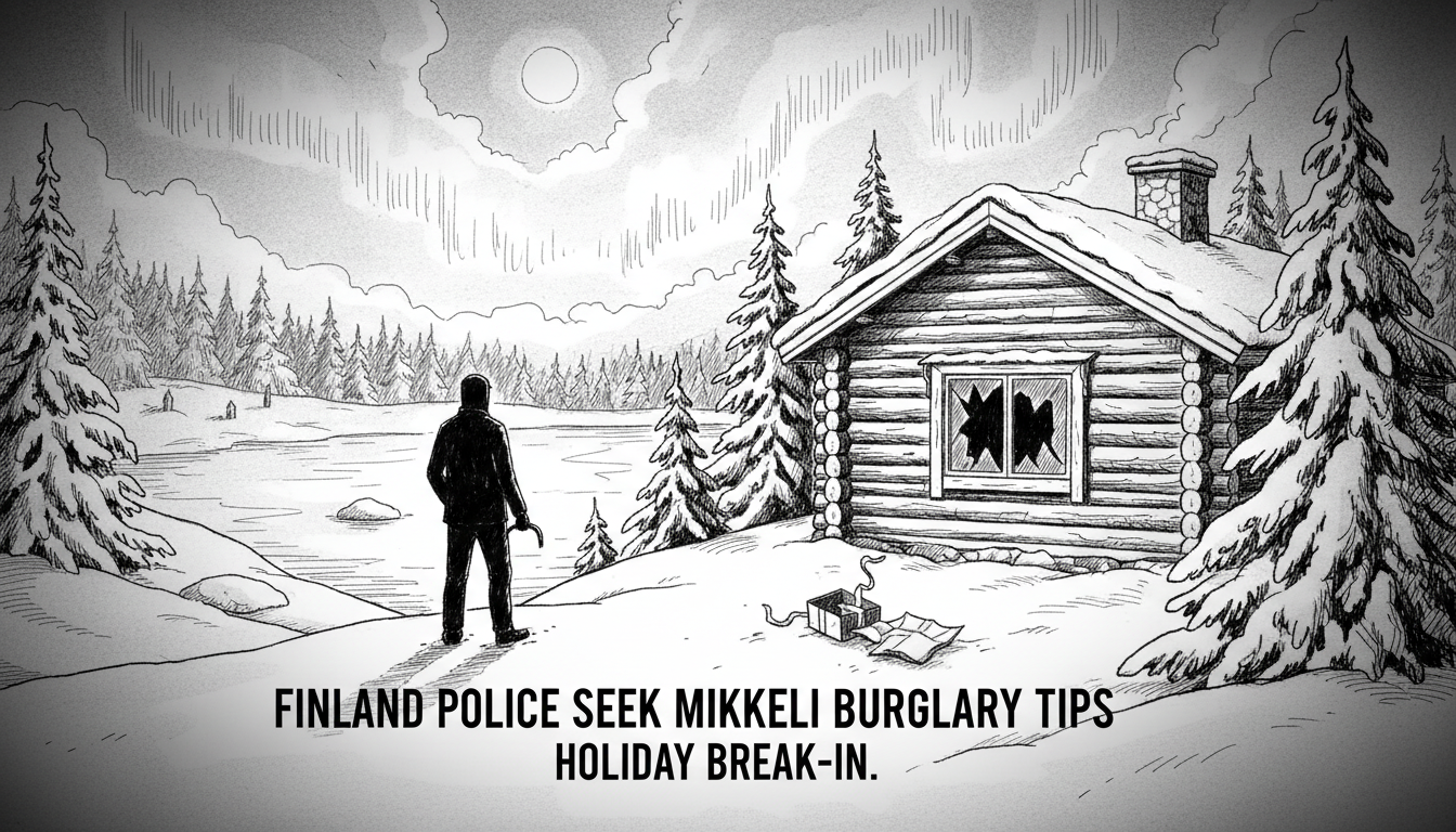 Finland Police Seek Mikkeli Burglary Tips: Holiday Break-In
