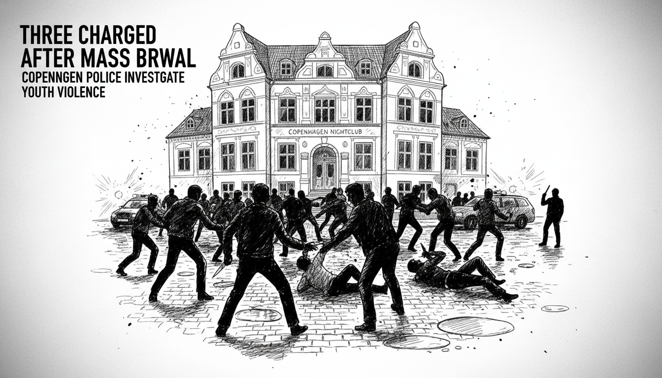 Three Charged After Mass Brawl Outside Copenhagen Nightclub