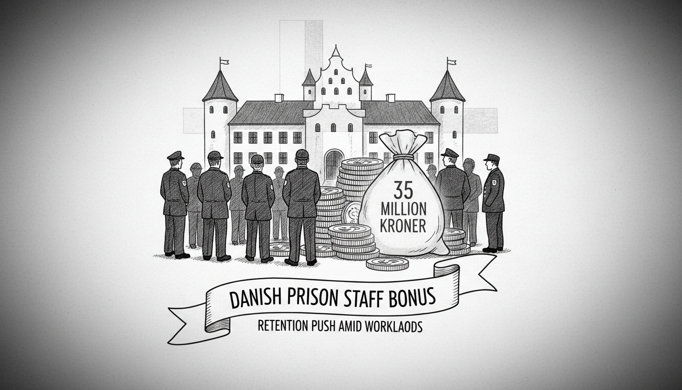 Danish Prison Staff Share 35 Million Kroner Bonus in Retention Push