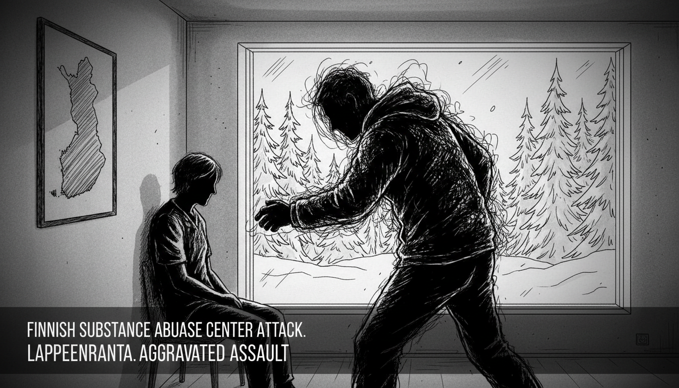 Violent Attack at Finnish Substance Abuse Treatment Center