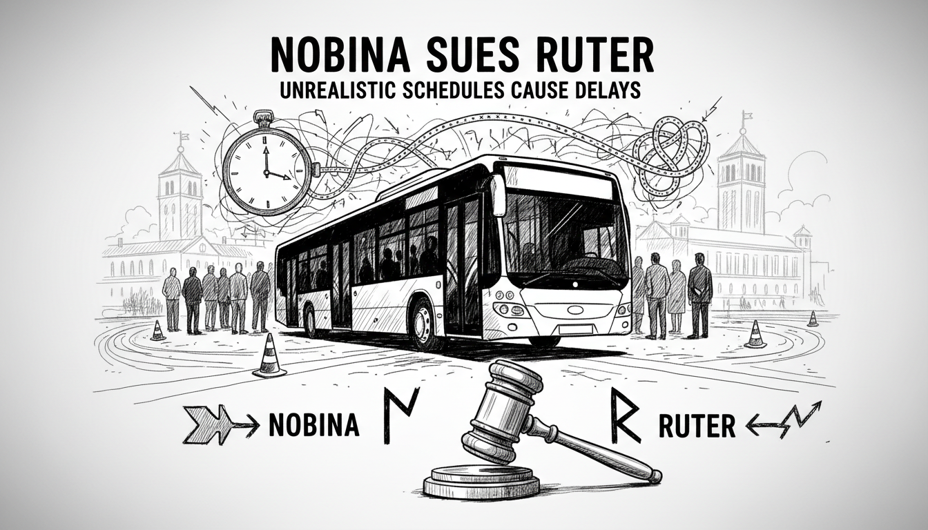 Bus Company Threatens Legal Action Over Unrealistic Schedules