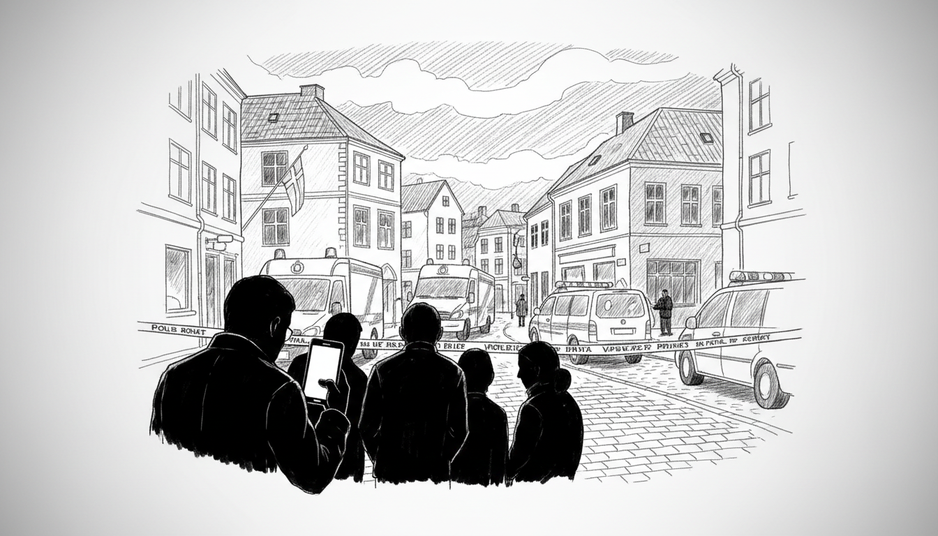 Norway Knife Attack: Oslo's Brugata Street Scene