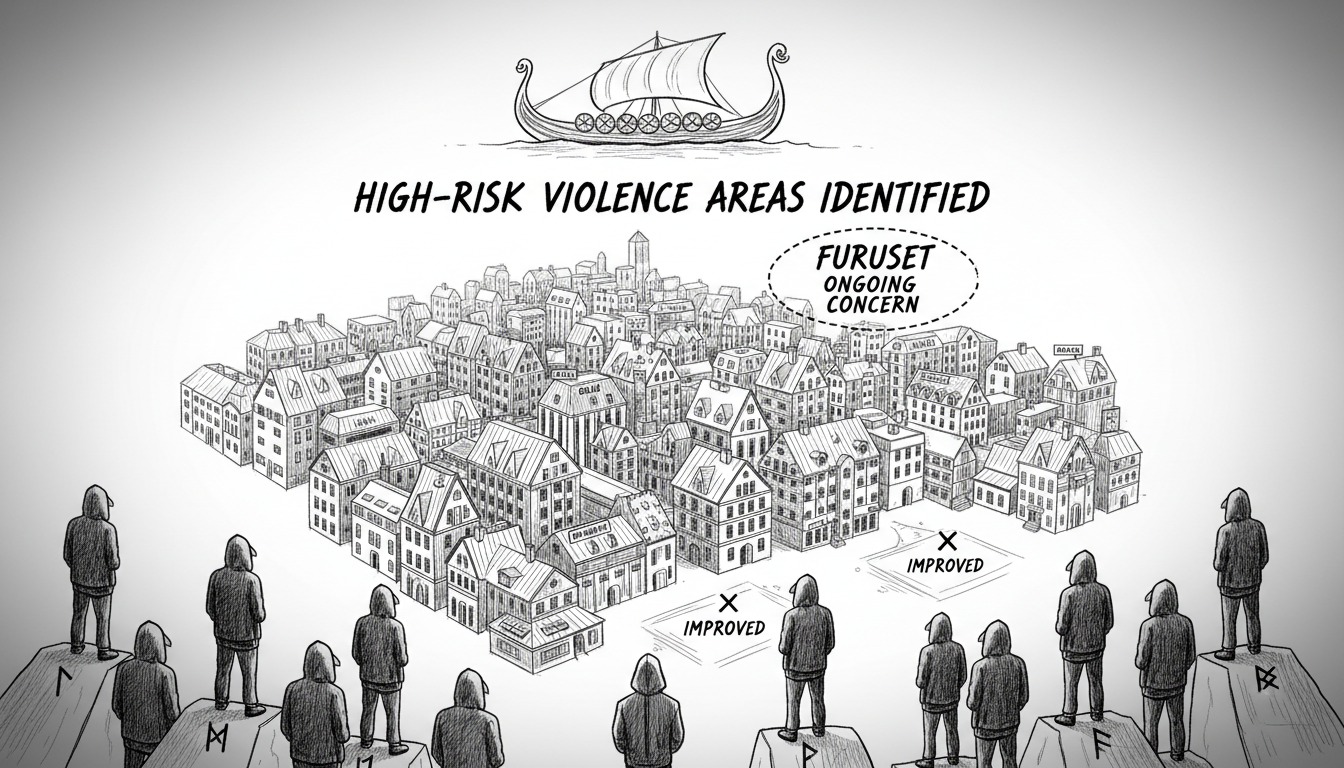 Oslo Police Identify 9 High-Risk Violence Areas in 2025