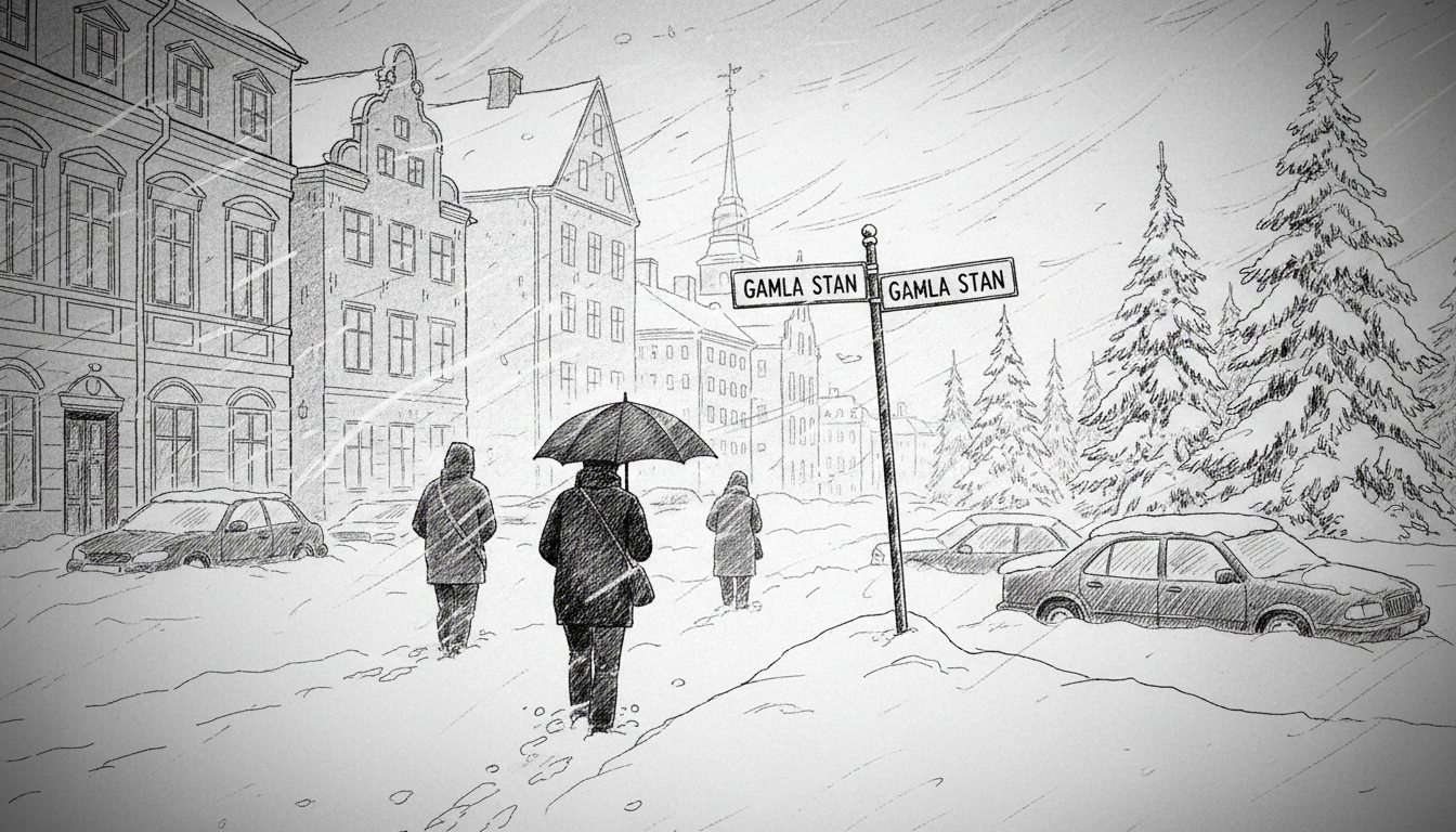 Sweden Weather Alert: Heavy Snow Hits Stockholm Roads