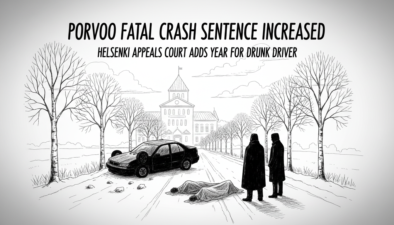 Court Increases Sentence in Porvoo Fatal Crash Case