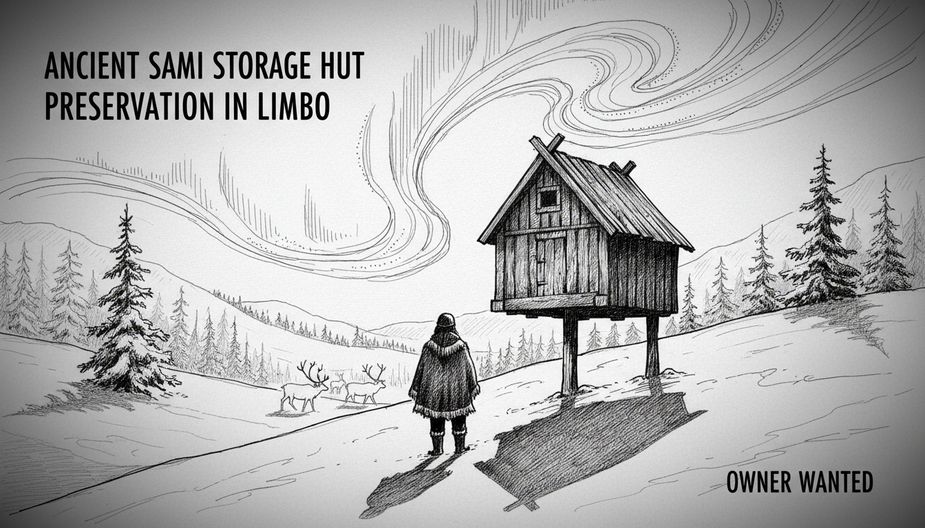 Ancient Sami Storage Hut Awaits Owner for Preservation