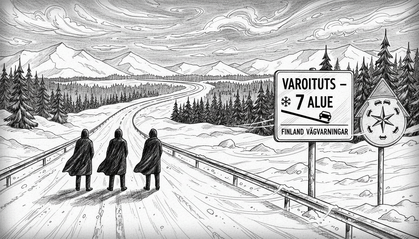 Finland Issues 7 Region Road Warnings