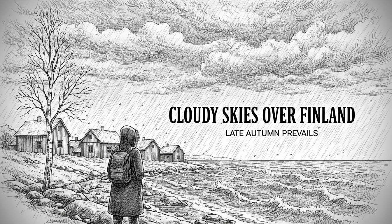 Cloudy Skies to Remain Over Finland Through Late Autumn