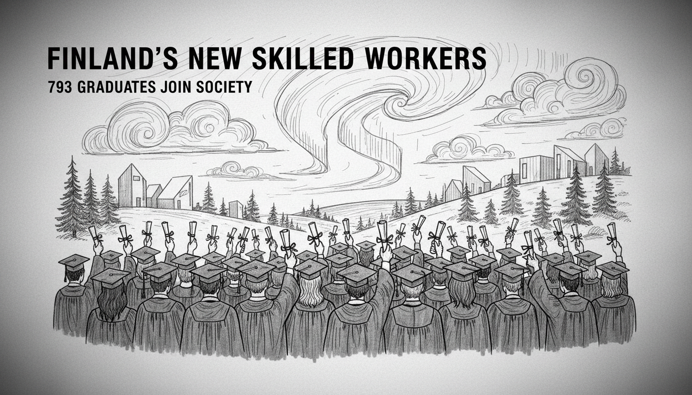 Finland's 793 New Skilled Workers Graduate