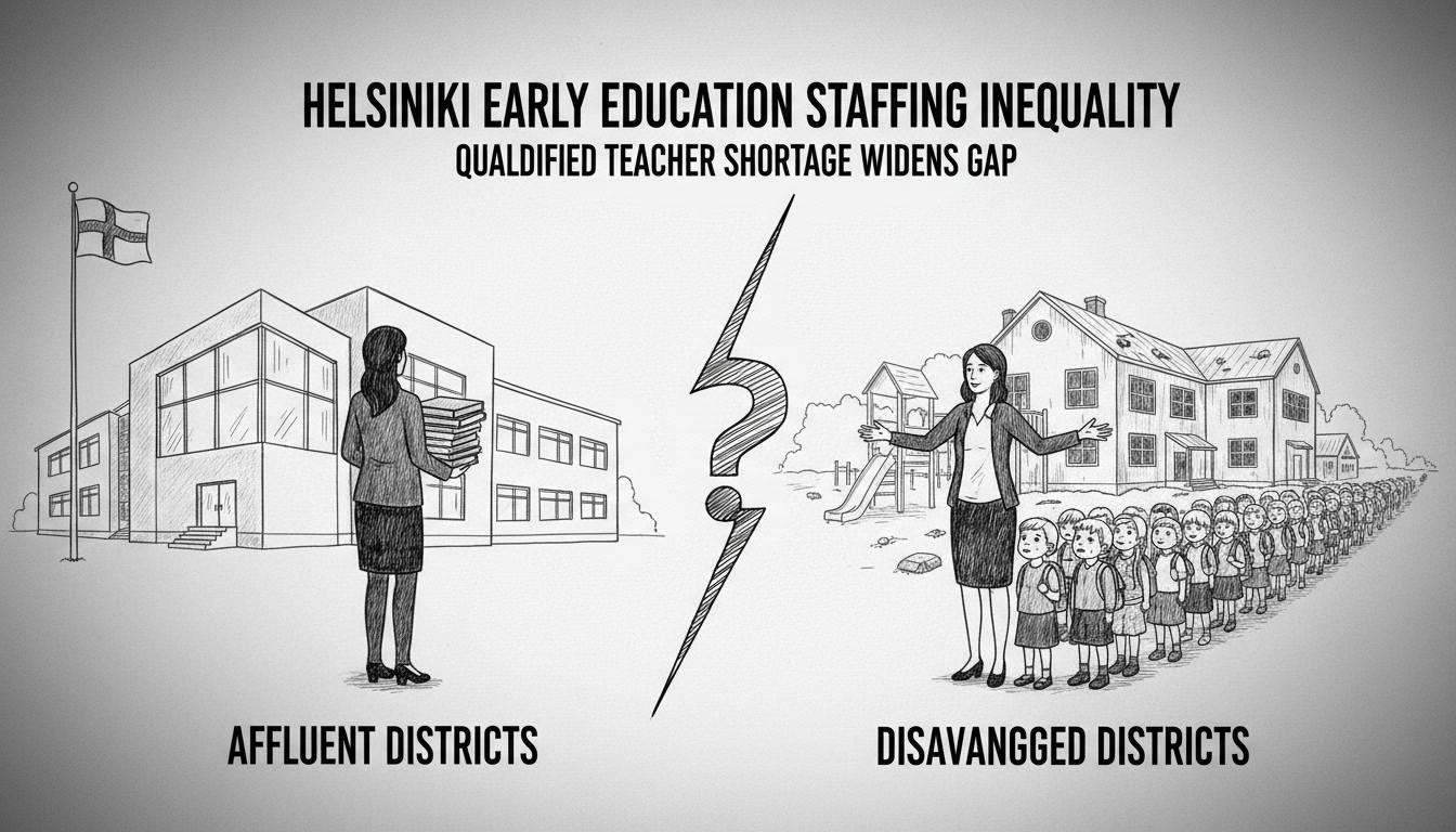 Helsinki Early Education Faces Staffing Inequality Across Districts