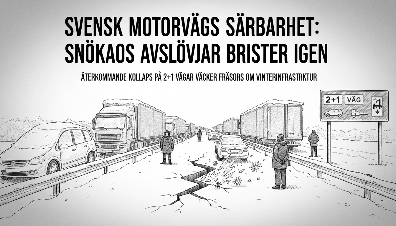 Swedish Highway Vulnerabilities Exposed in Recent Snow Chaos