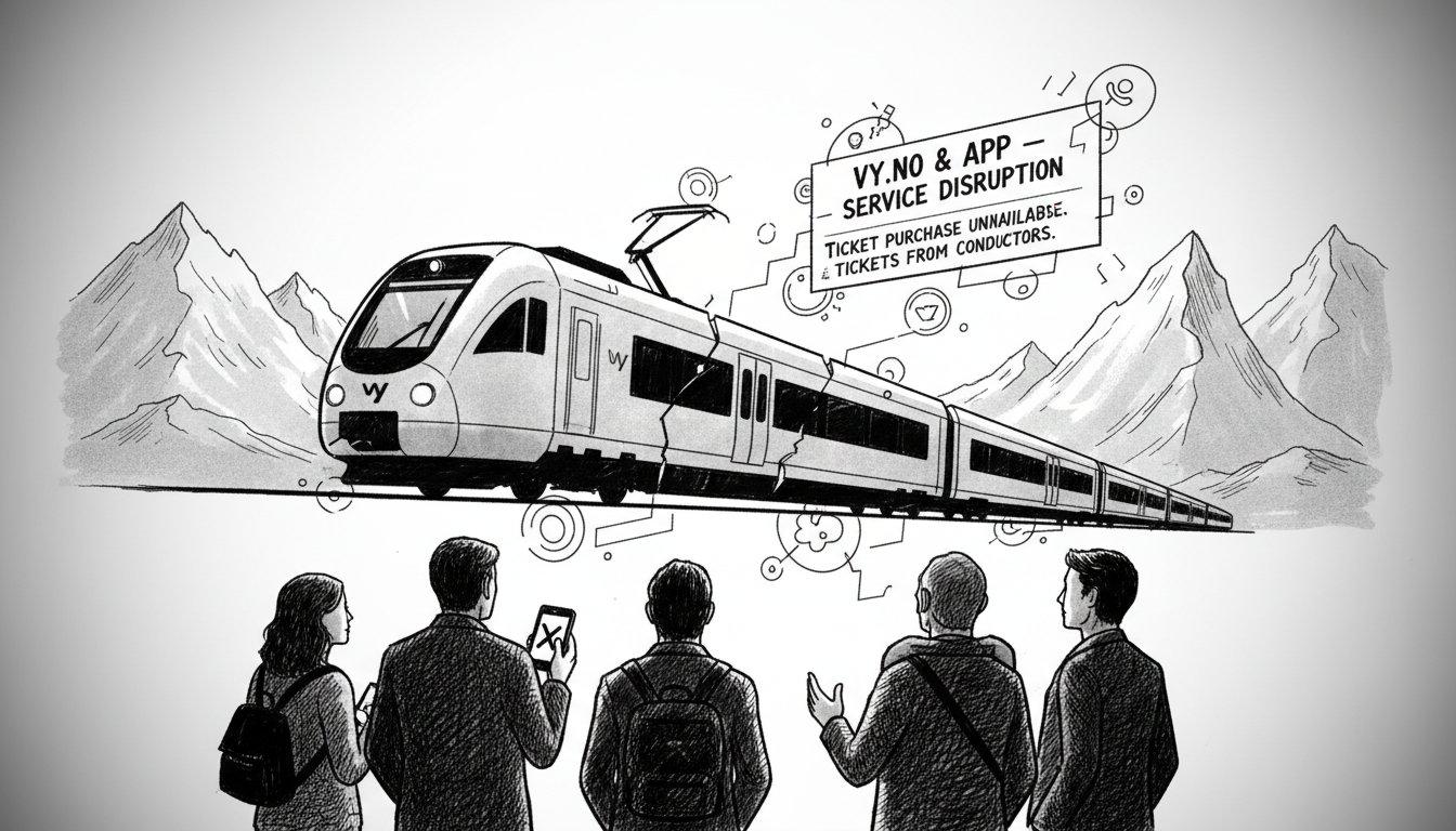 Vy Website and App Experience Major Service Disruption