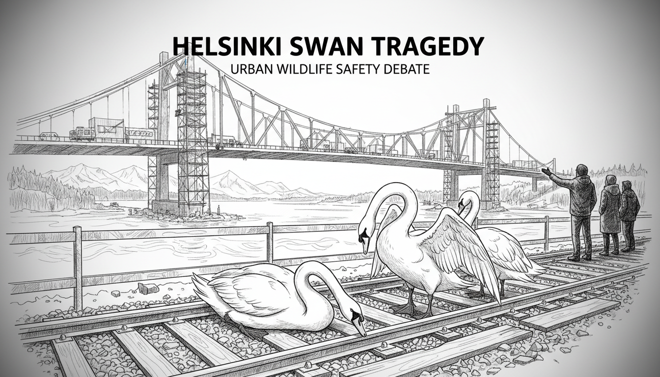 Helsinki Swan Family Tragedy Sparks Urban Wildlife Safety Debate