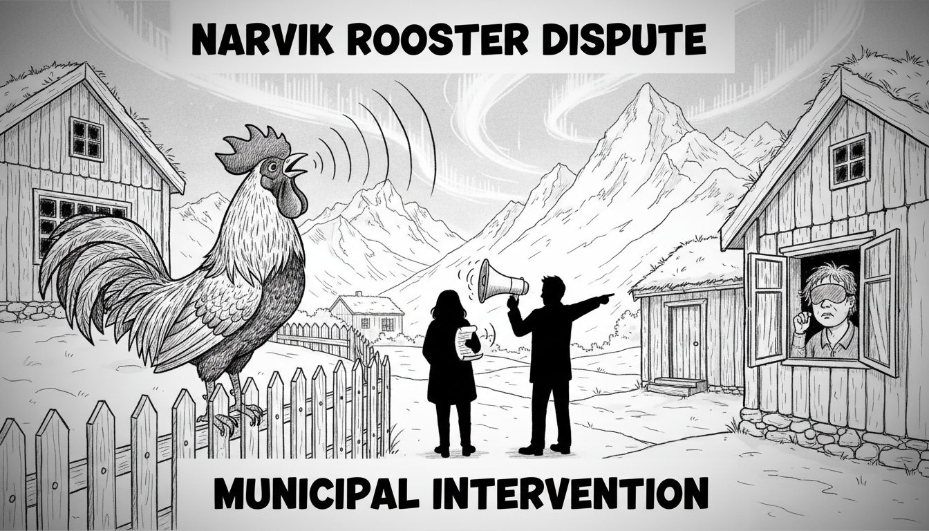 Narvik Rooster Noise Dispute Prompts Municipal Intervention