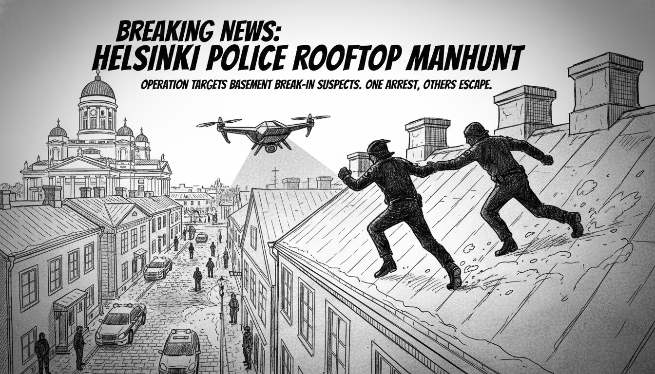 Helsinki Police Operation Targets Suspected Basement Break-ins
