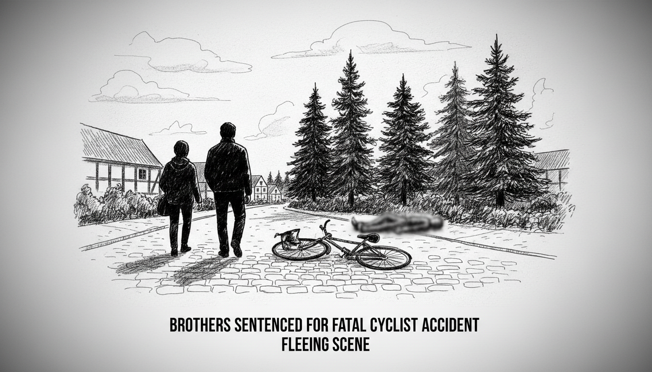 Brothers sentenced for fatal bicycle accident and fleeing scene