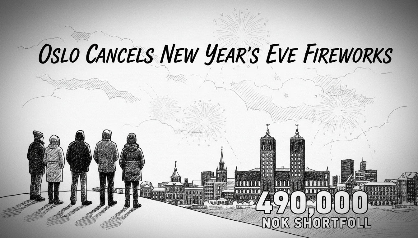 Oslo Cancels New Year's Eve Fireworks: 490,000 NOK Shortfall