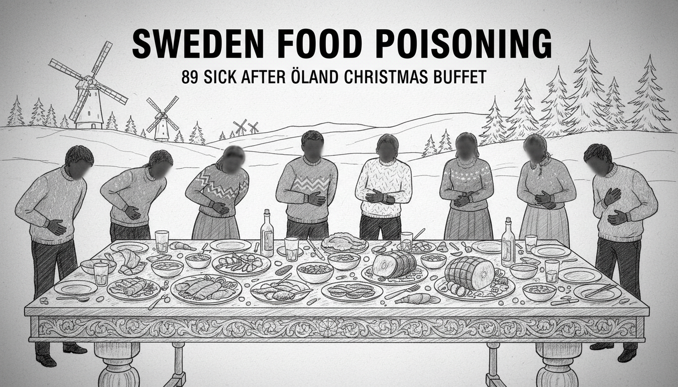 Sweden Food Poisoning: 89 Sick After Öland Christmas Buffet