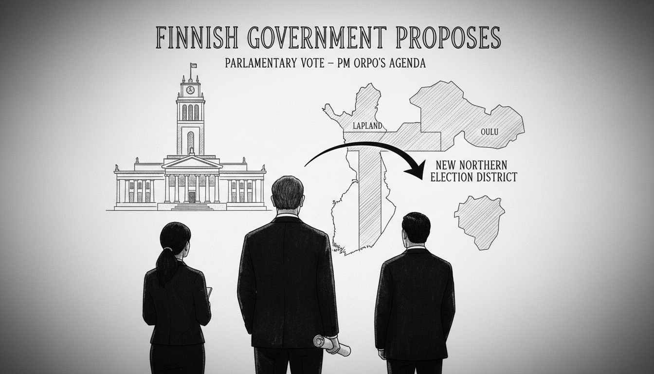 Finnish Government Proposes New Northern Election District for Parliament