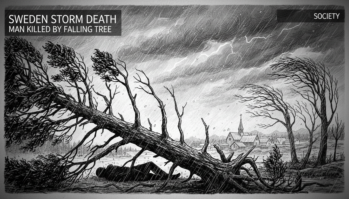 Sweden Storm Death: Man Killed by Falling Tree