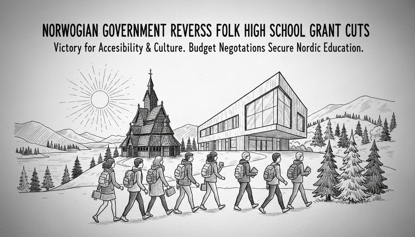 Norwegian Government Reverses Folk High School Grant Cuts After Budget Negotiations
