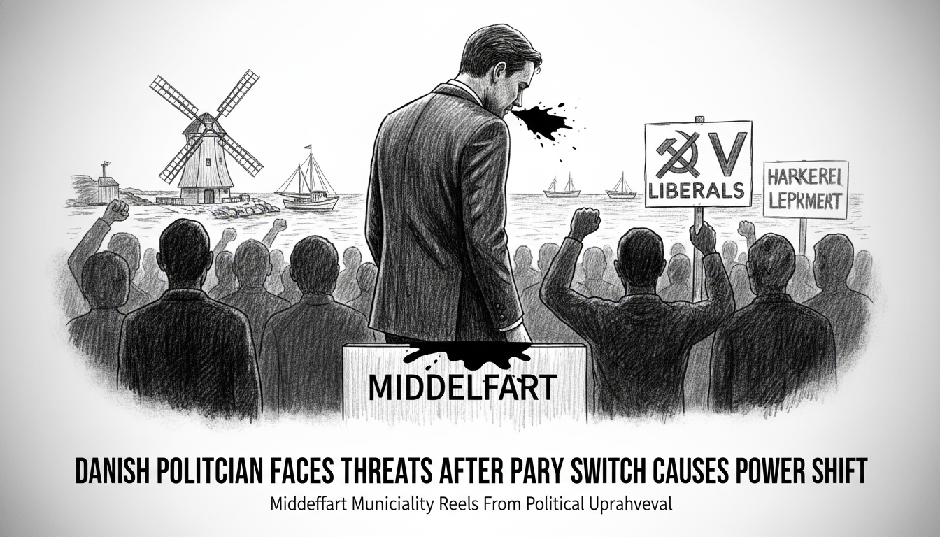 Danish Politician Faces Threats After Party Switch Causes Power Shift