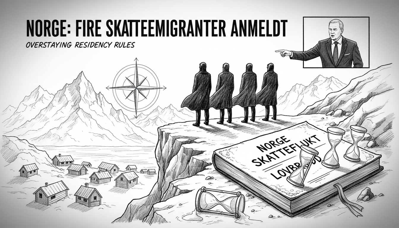 Norway to Prosecute Four Tax Emigrants for Overstaying