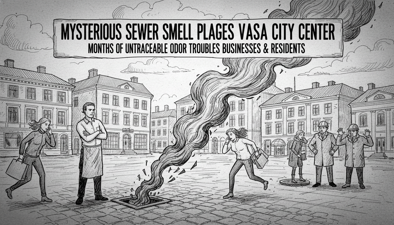 Mysterious Sewer Smell Plagues Vaasa City Center