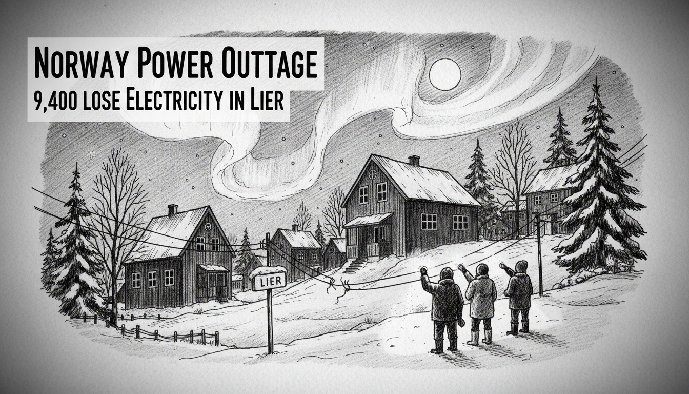 Norway Power Outage: 9,400 Lose Electricity in Lier