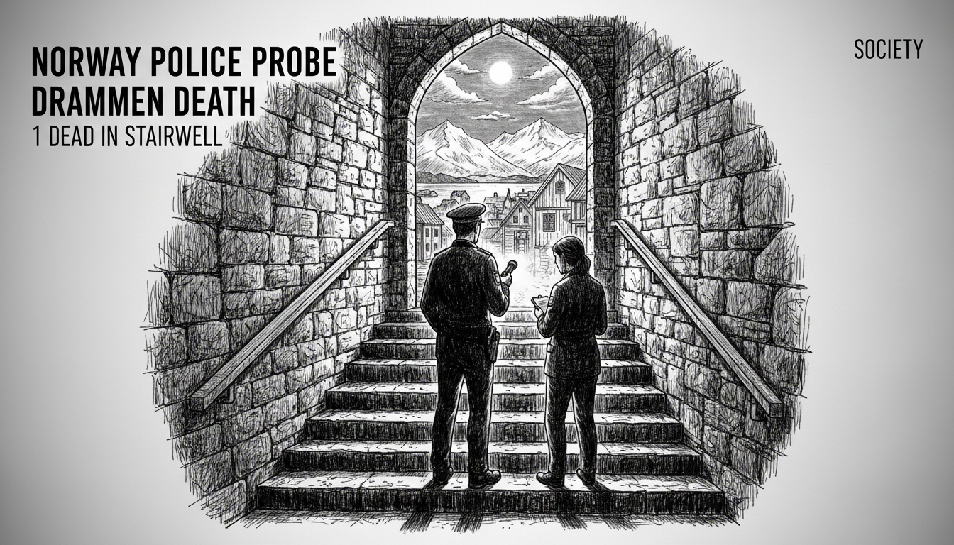 Norway Police Probe Drammen Death: 1 Dead in Stairwell