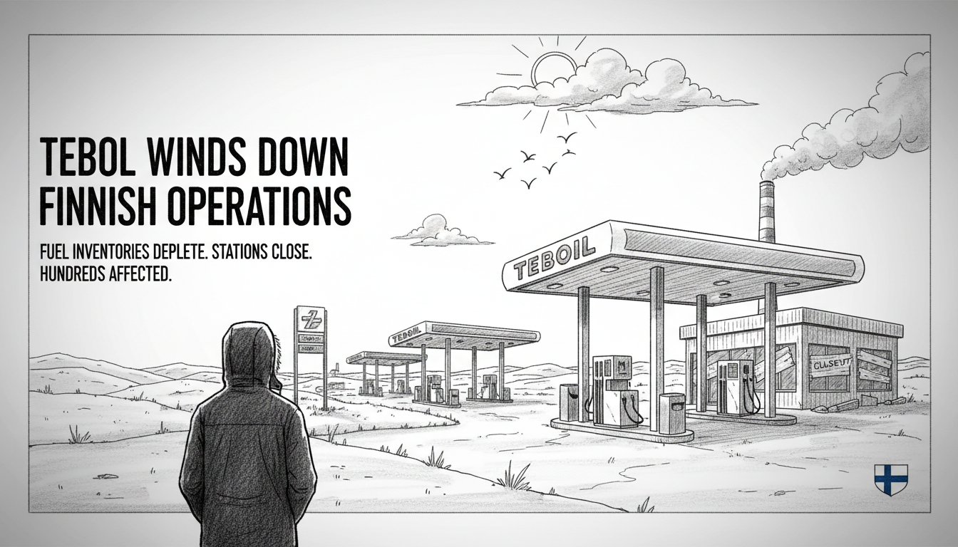 Teboil Announces Plans to Wind Down Finnish Operations