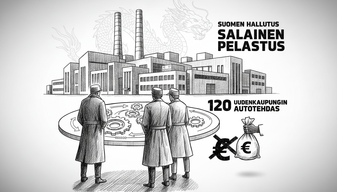 Finnish Government Secretly Rescues Auto Plant from Bankruptcy