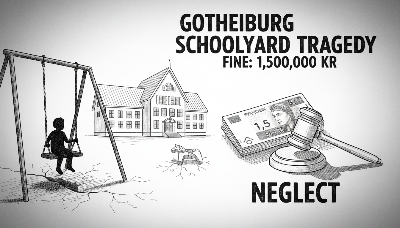 Swedish Municipality Fined 1.5 Million Kronor After Schoolyard Tragedy