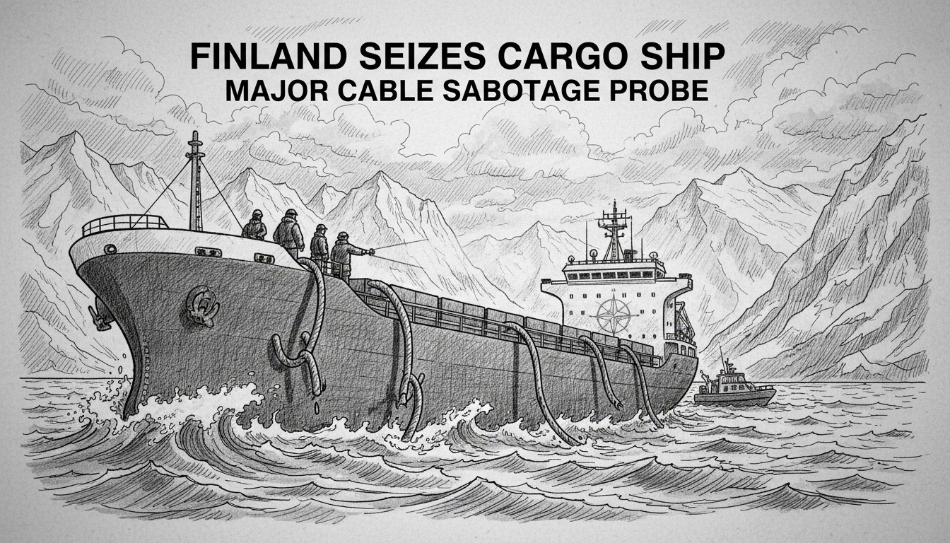 Finland Seizes Cargo Ship in Major Cable Sabotage Probe