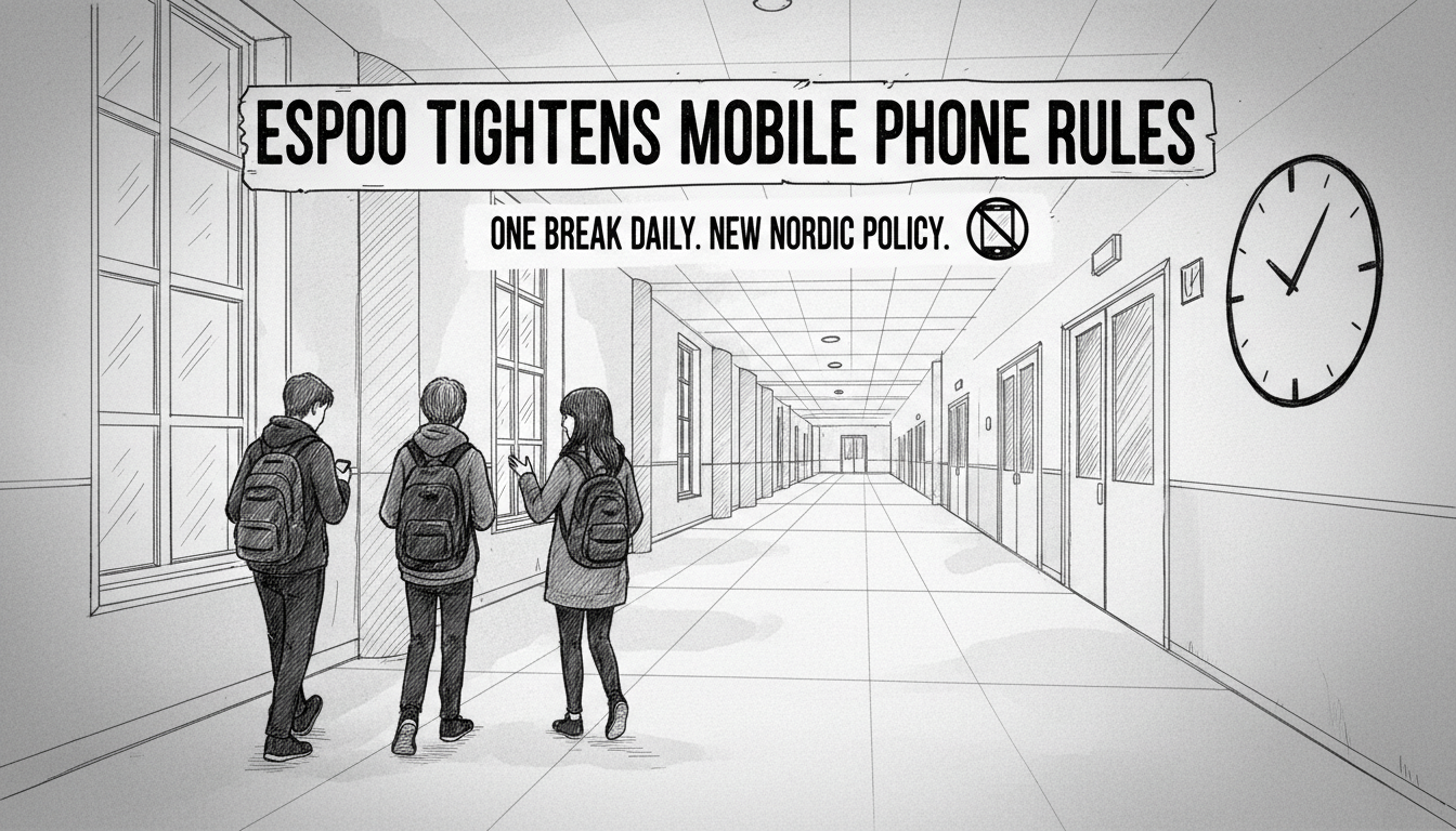 Espoo Tightens Mobile Phone Rules for All Upper Secondary Schools