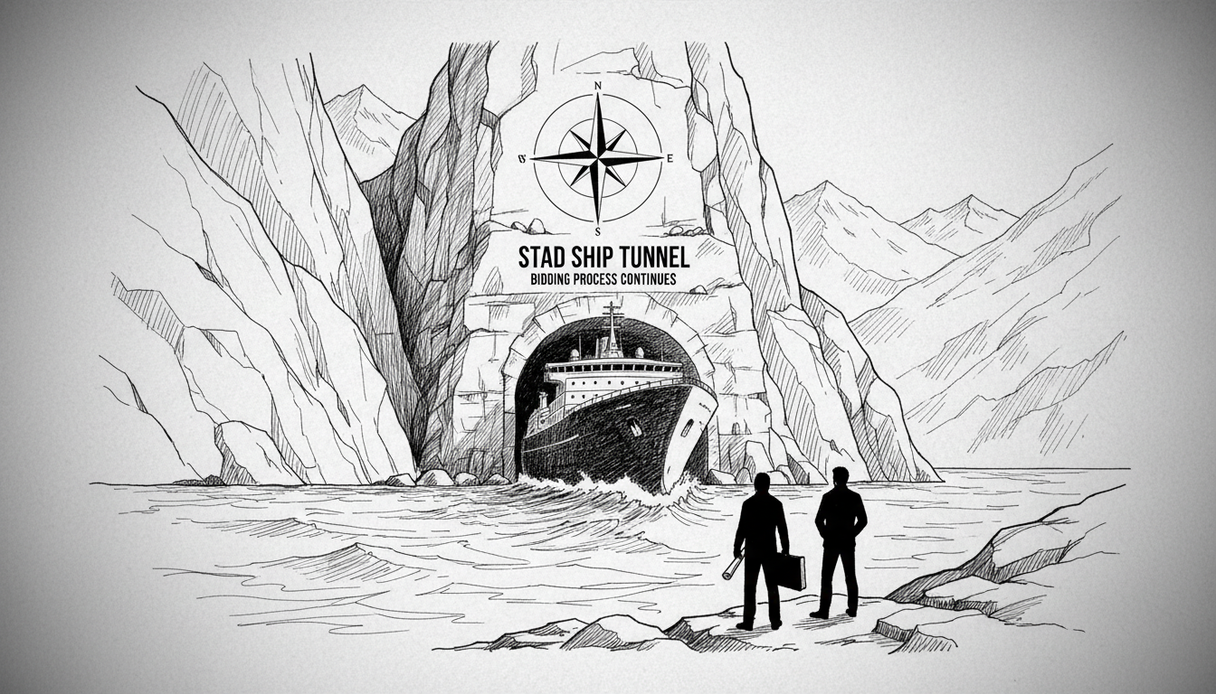 Coastal Authority Confirms Ship Tunnel Bidding Process Continues