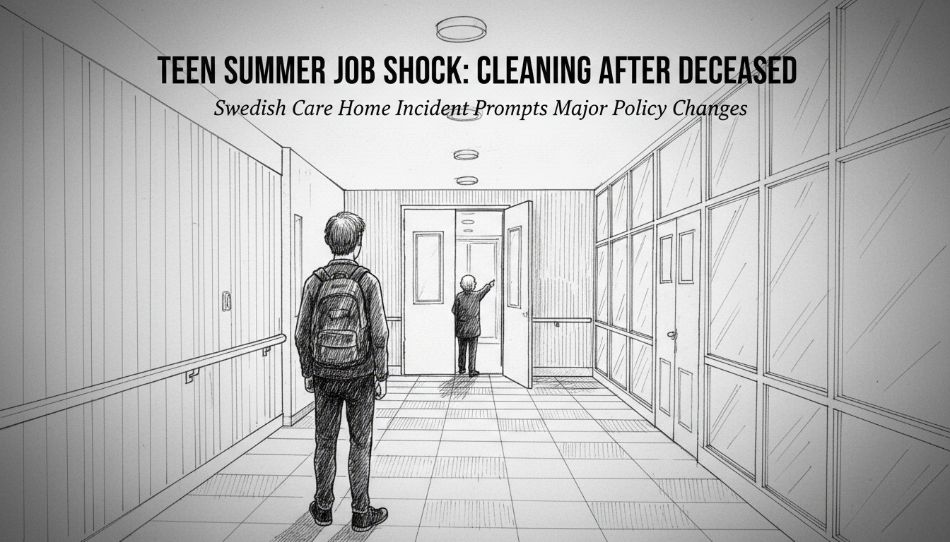 Teenage Summer Workers Directed to Clean After Deceased at Swedish Care Home