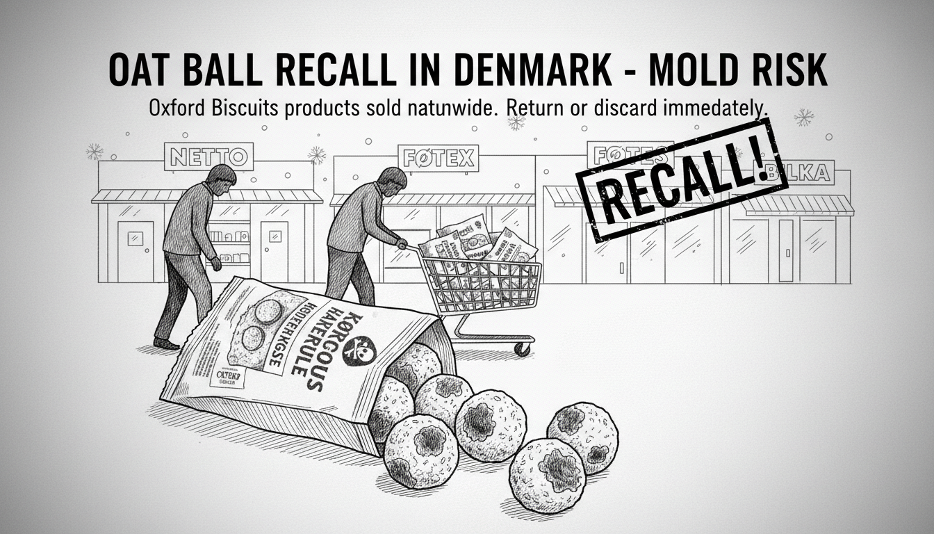 Oat Ball Recall in Denmark Over Mold Contamination Risk