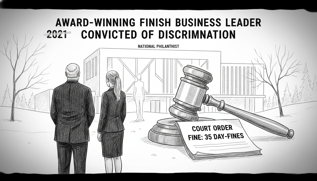 Award-Winning Finnish Business Leader Convicted of Workplace Discrimination